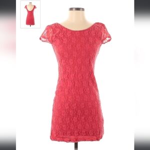 Velvet Torch Hot Pink Mini Dress